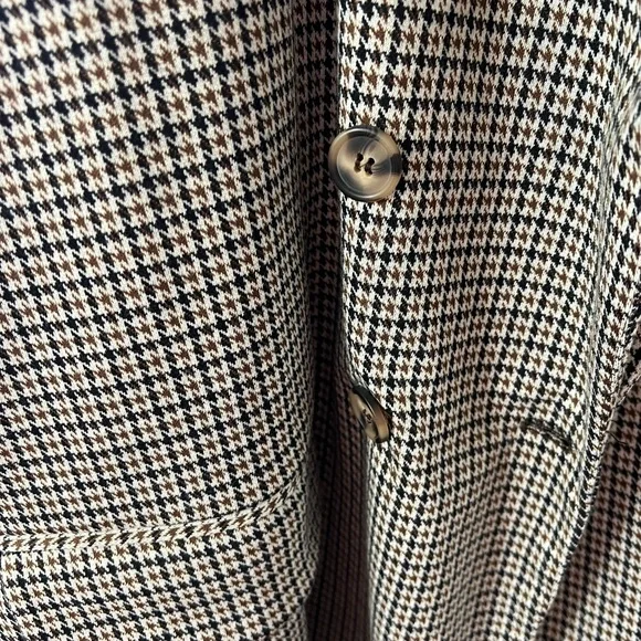 Maurices Black and White Blazer Professional Tailored Jacket - Picture 3 of 4